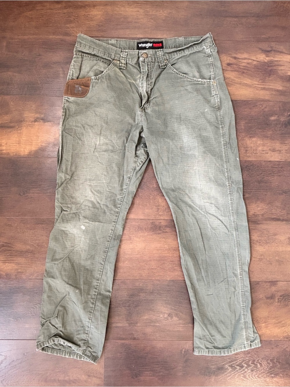 Wrangler RIGGS Workwear Olive‎ Utility Pants Men’s 34x30